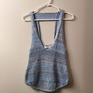 NWOT We the Free by Free People knitted open back tank Top Size XS